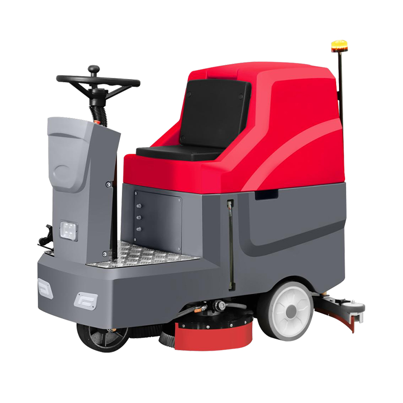 Brush plate drive characteristics of hand push floor washing truck