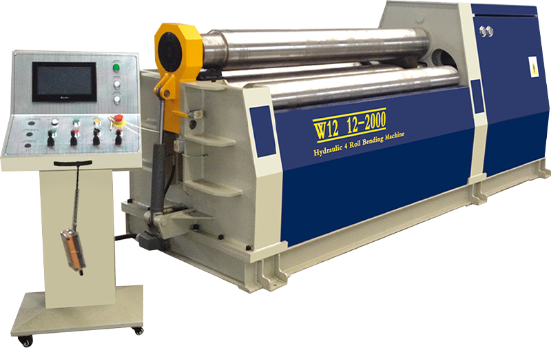 Four-roller plate bending machine